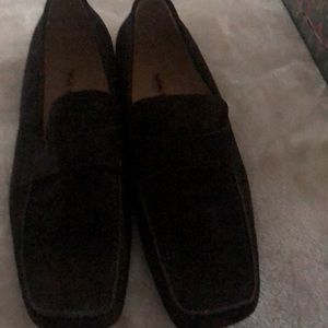 Men’s Italian brown suede shoes size 13